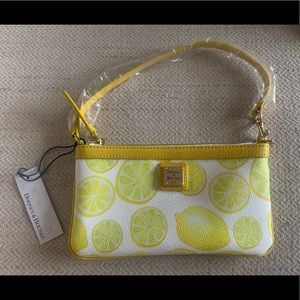 New With Tags Dooney & Bourke Lemon Wristlet